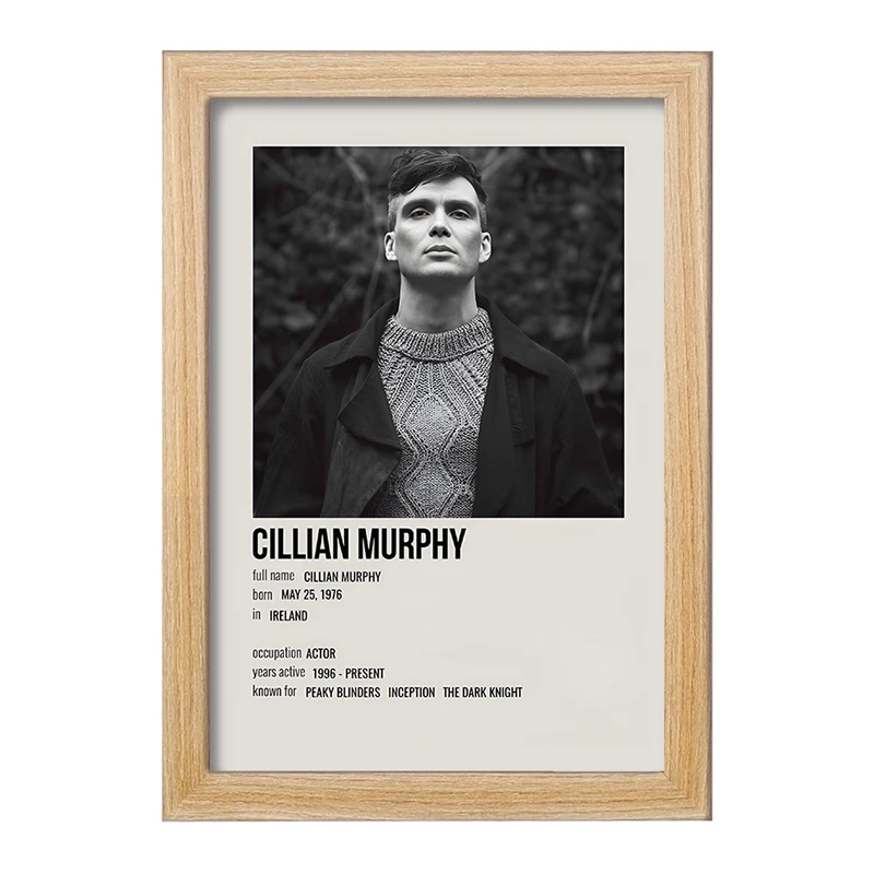 تابلو خندالو طرح کیلین مورفی (Cillian Murphy) کد F13377