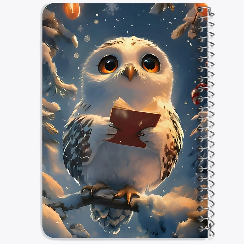 دفتر یادداشت 50 برگ خندالو طرح جغد دانا کد F9615