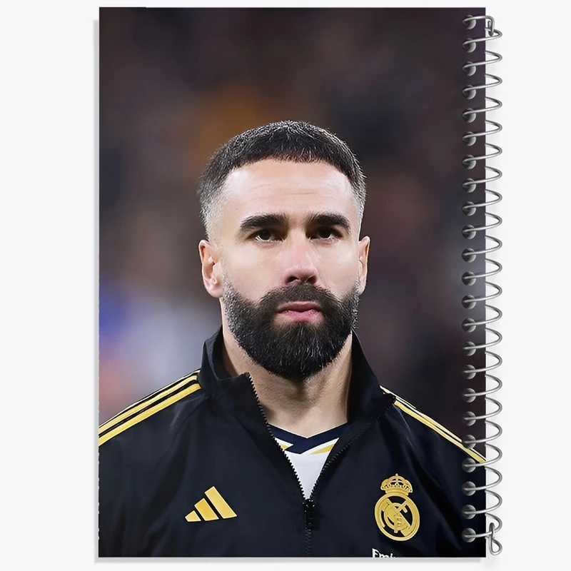 دفتر طراحی 50 برگ خندالو طرح دنی کارواخال (Dani Carvajal) کد F14339