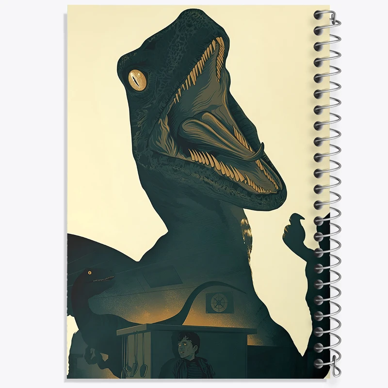 دفتر نقاشی 50 برگ خندالو طرح دایناسور (Dino) کد F13780