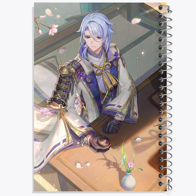 دفتر طراحی 50 برگ خندالو طرح بازی گنشین ایمپکت Genshin Impact کد 25695