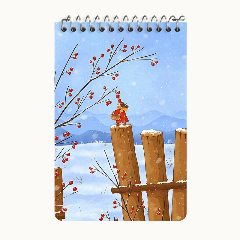 دفتر یادداشت 50 برگ خندالو طرح دخترانه فانتزی کد F10906