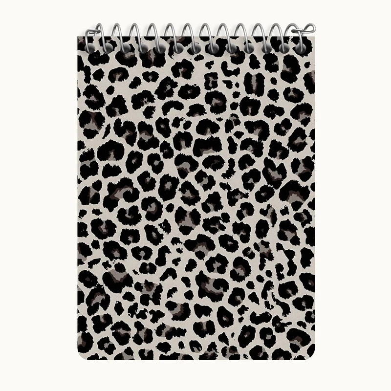 دفتر یادداشت 50 برگ خندالو طرح پترن پلنگی کد N2620