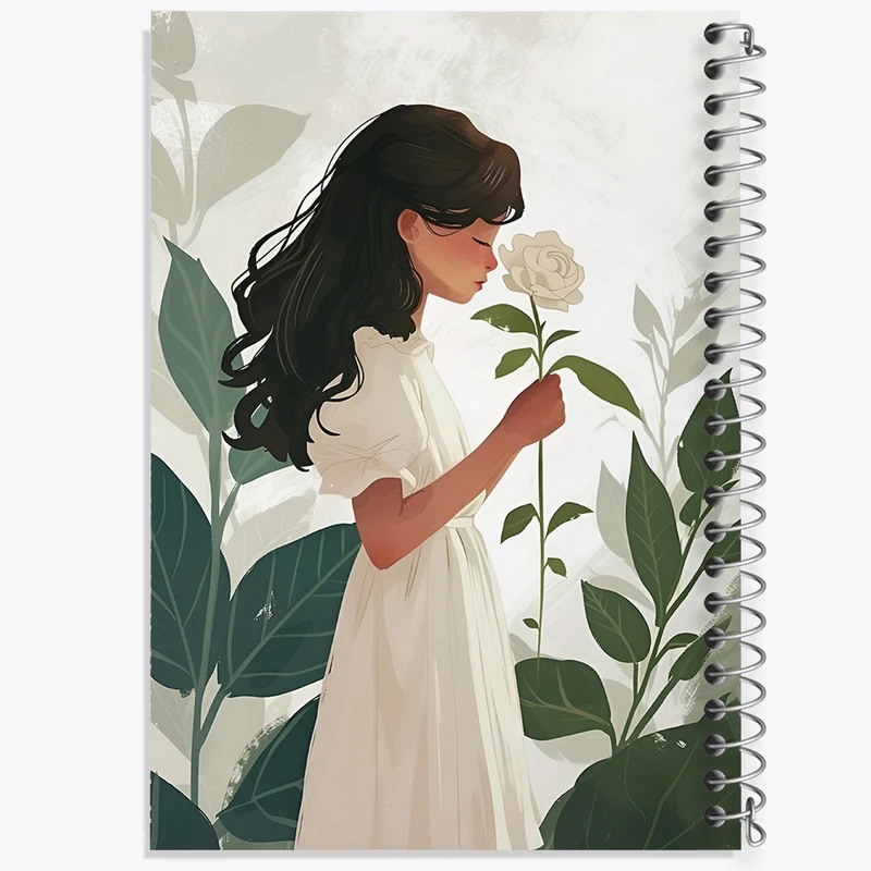 دفتر لیست خرید 50 برگ خندالو طرح دخترانه فانتزی کد N7443