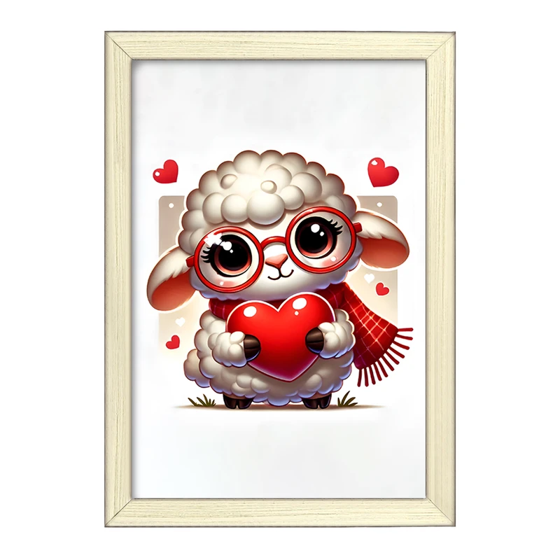 تابلو خندالو طرح گوسفند بامزه کد F11722