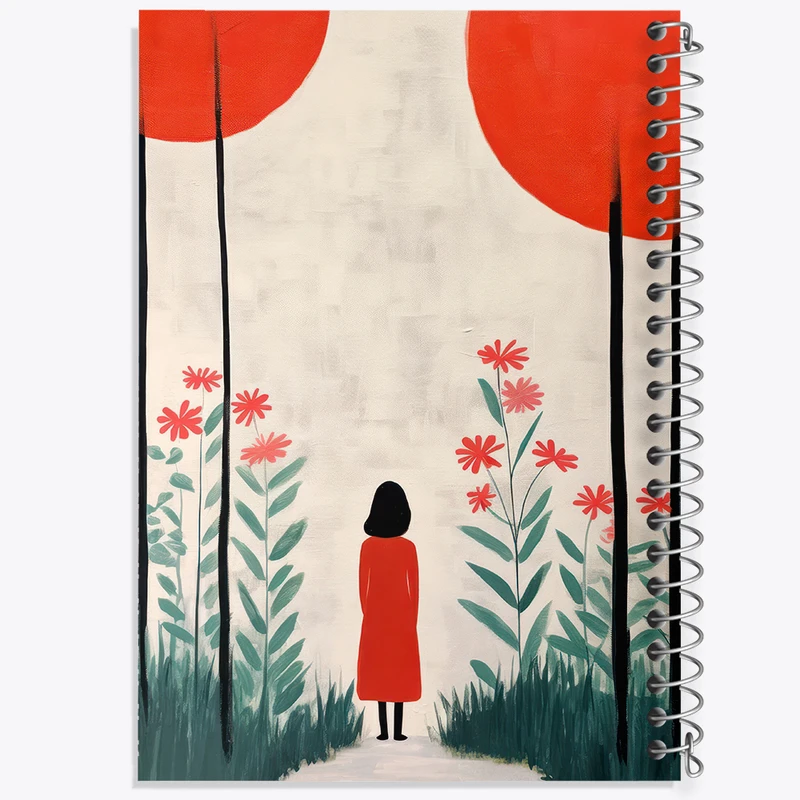 دفتر مشق 100 برگ خندالو طرح دخترانه کد F3028