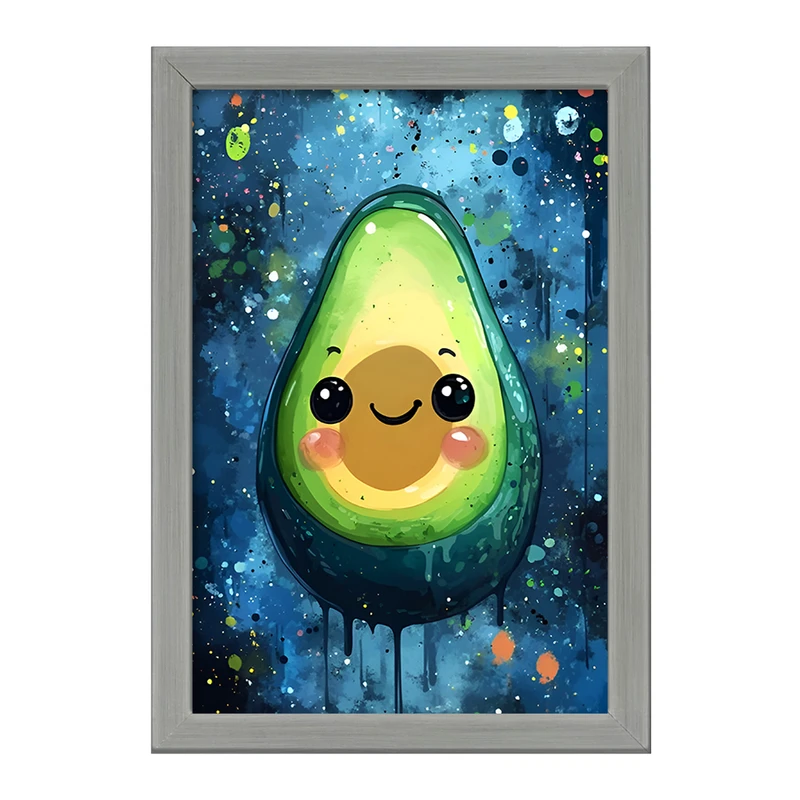 تابلو خندالو طرح آووکادو بامزه کد F9844