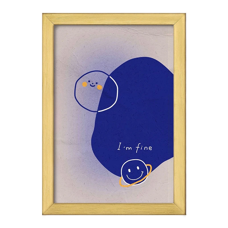 تابلو خندالو طرح I'm Fine کد F1730