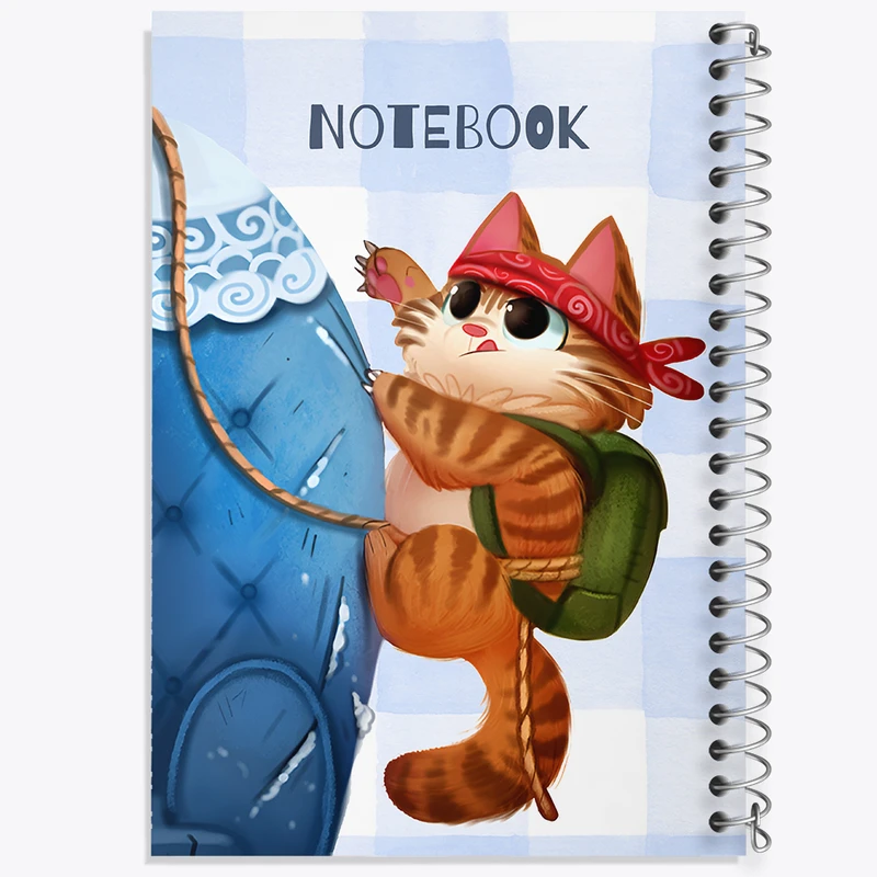 دفتر نقاشی 50 برگ خندالو طرح گربه بامزه کد N6529