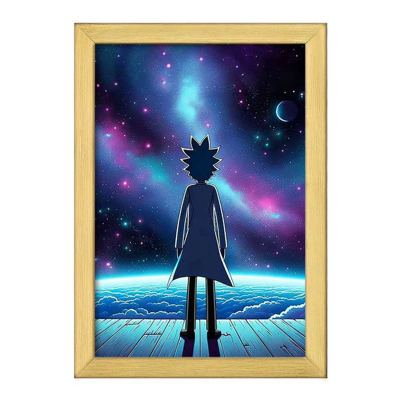 تابلو خندالو طرح ریک و مورتی (Rick and Morty) کد F4170