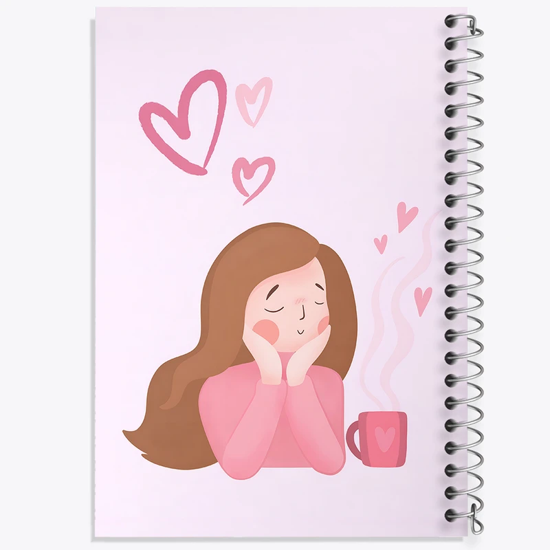 دفتر مشق 50 برگ خندالو طرح دخترانه کد F11093