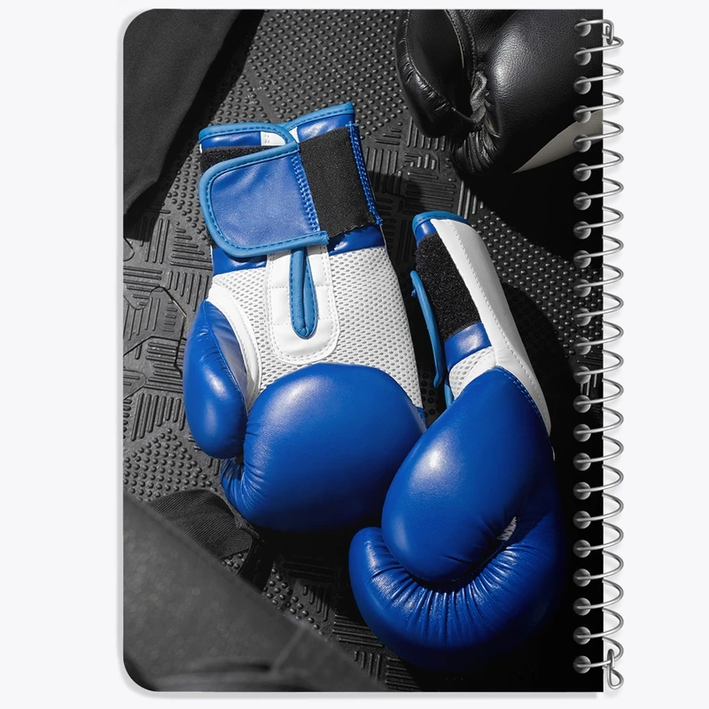 دفتر یادداشت 50 برگ خندالو طرح بوکس (Boxing) کد F1468