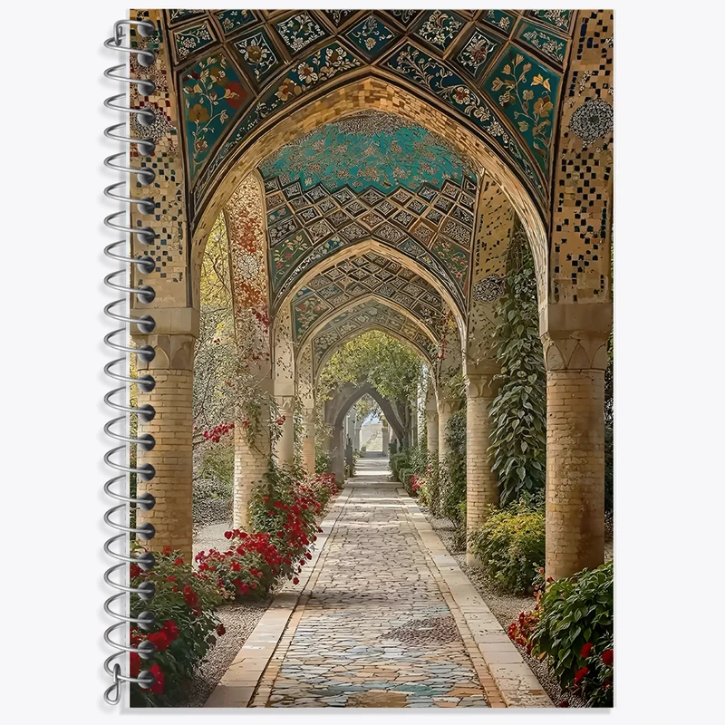 دفتر نت موسیقی 50 برگ خندالو طرح معماری ایرانی کد F10697