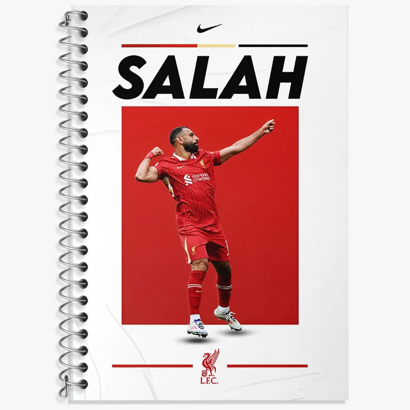 دفتر زبان دوخط 50 برگ خندالو طرح محمد صلاح کد F14344