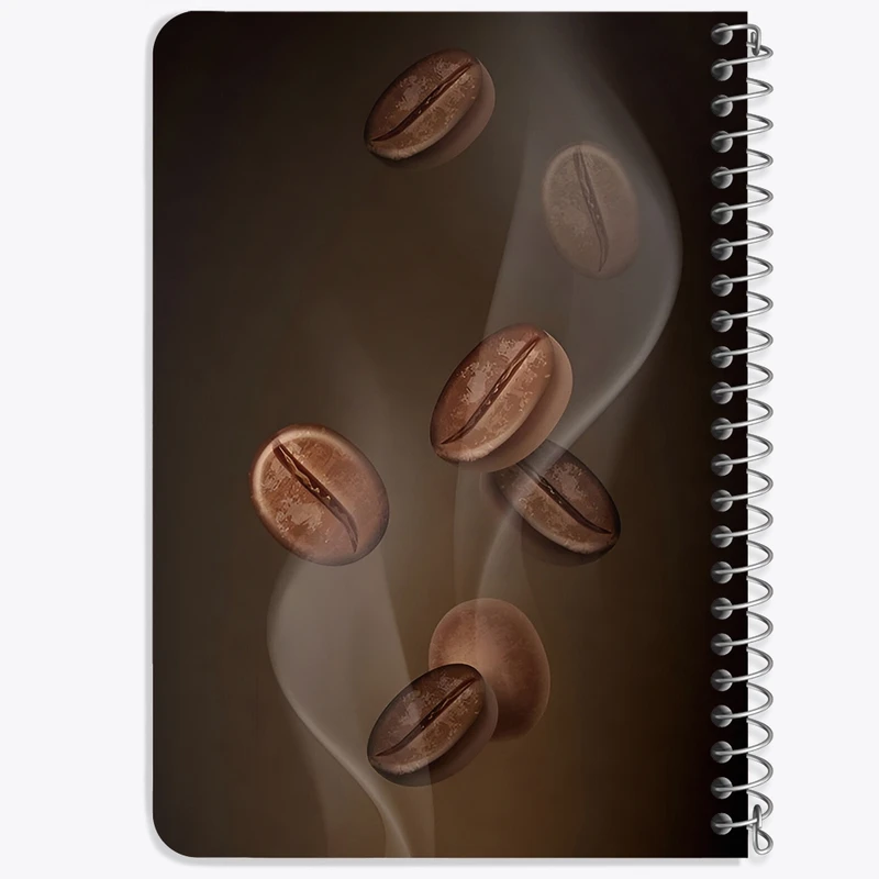 دفتر یادداشت 50 برگ خندالو طرح قهوه (Coffee) کد F4257
