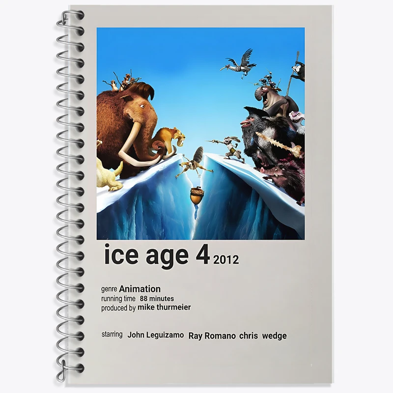 دفتر نت موسیقی 50 برگ خندالو طرح عصر یخبندان (Ice Age) کد F13193