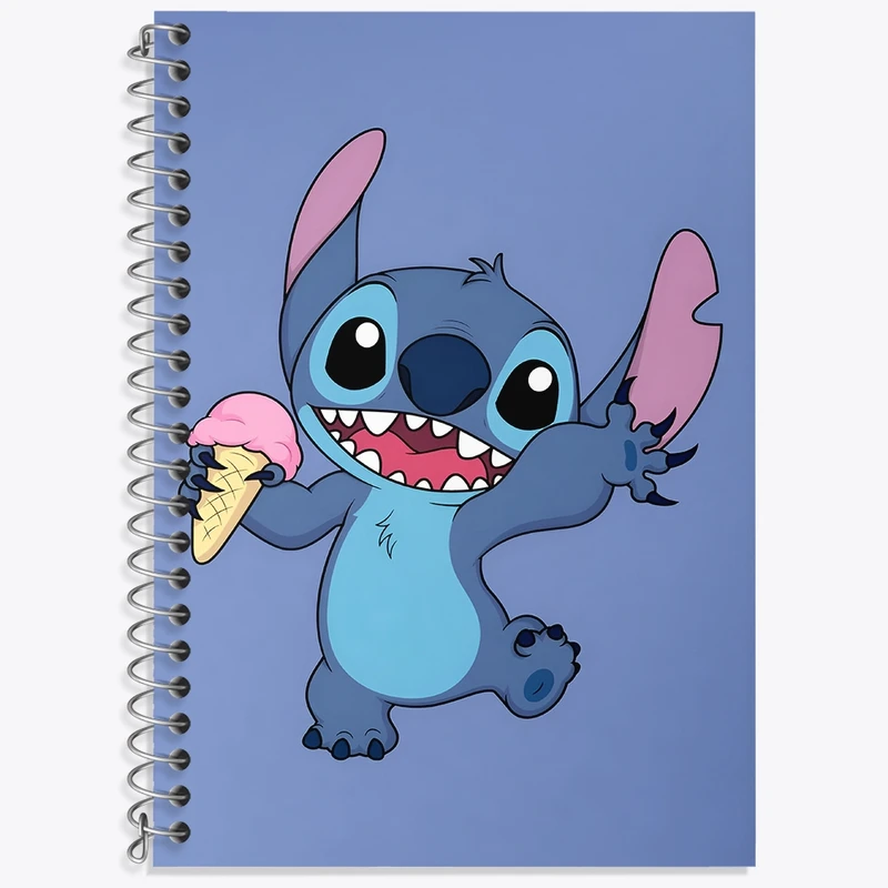 دفتر لغت 50 برگ خندالو طرح استیچ کد F3327