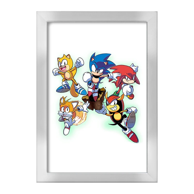 تابلو خندالو طرح سونیک (Sonic) کد F2204