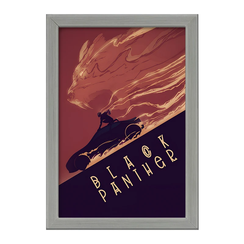 تابلو خندالو طرح Black panther کد F10513