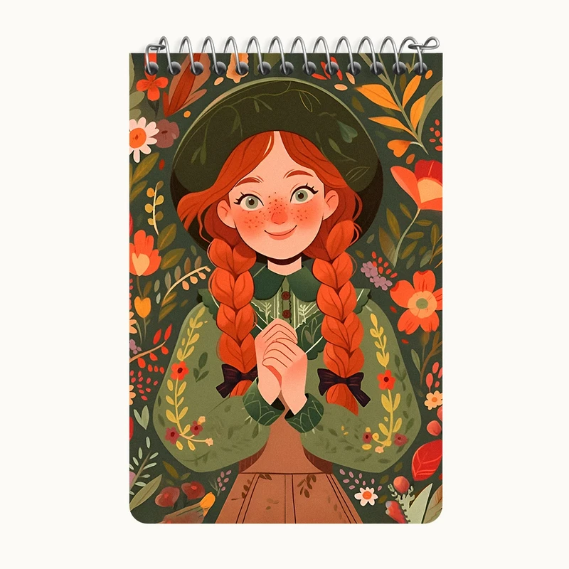 دفتر یادداشت 50 برگ خندالو طرح دخترانه کد F11682