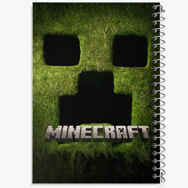 دفتر شطرنجی 50 برگ خندالو طرح ماینکرافت (Minecraft) کد F14065
