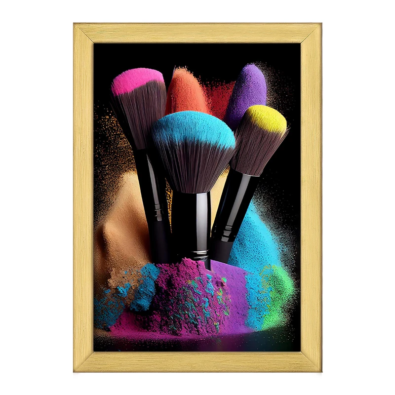 تابلو خندالو طرح آرایشگر و میکاپ آرتیست کد F1914