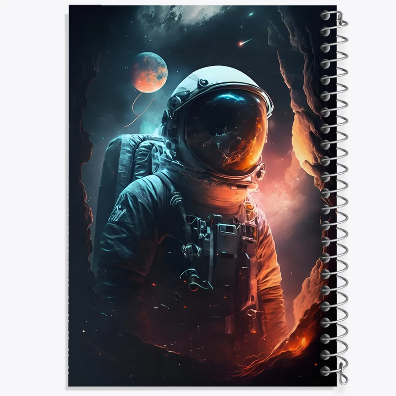 دفتر نقاشی 50 برگ خندالو طرح فضانورد کد F11992