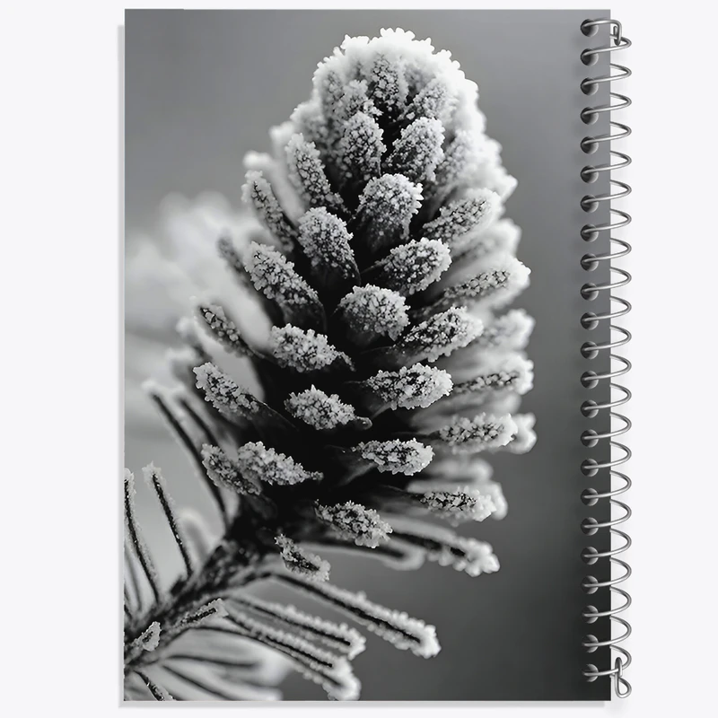 دفتر مشق 50 برگ خندالو طرح کاج برفی کد F9869