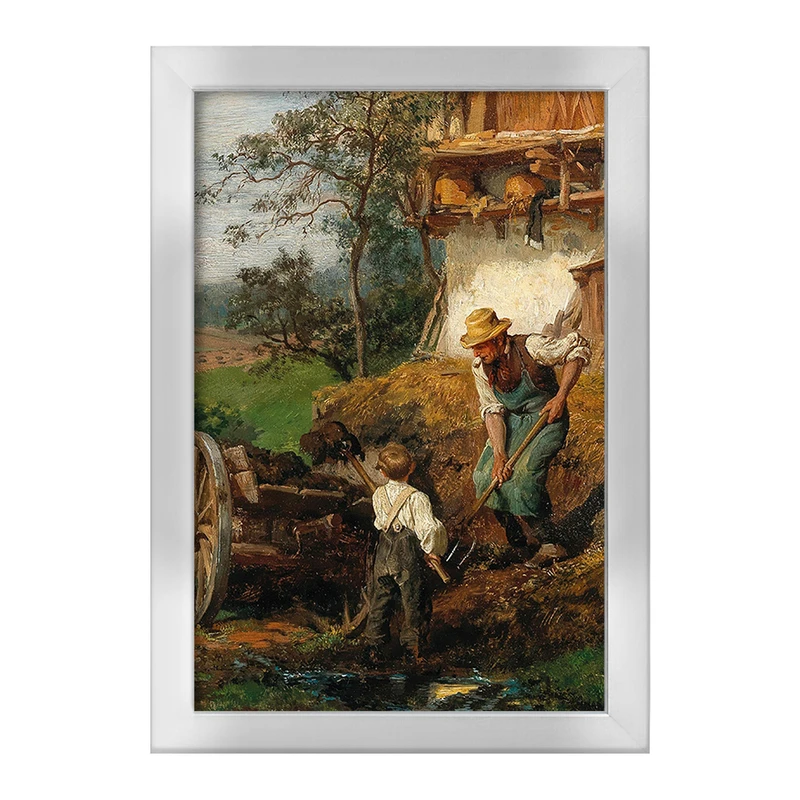 تابلو خندالو طرح نقاشی یاور کوچولو اثر فلیکس شلزینگر کد F12312