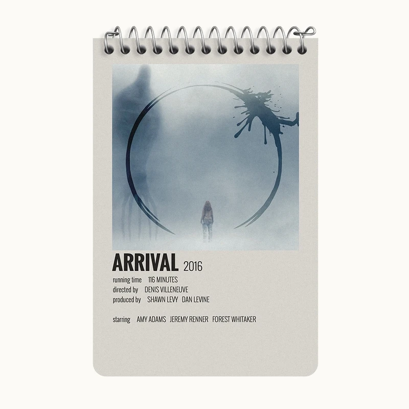 دفتر یادداشت 50 برگ خندالو طرح ورود (Arrival) کد F13352