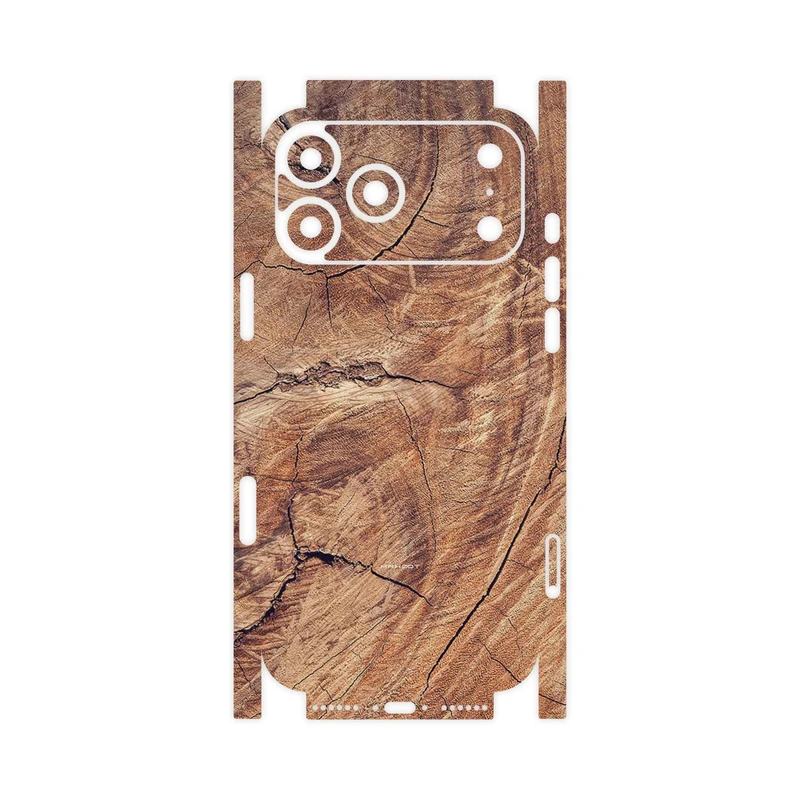 برچسب پوششی ماهوت مدل Wood Texture 5-FullSkin مناسب برای گوشی موبایل اپل iPhone 17 Pro Max
