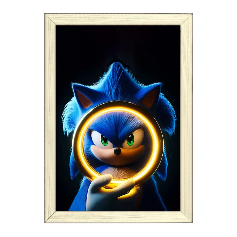 تابلو خندالو طرح سونیک (Sonic) کد F2228