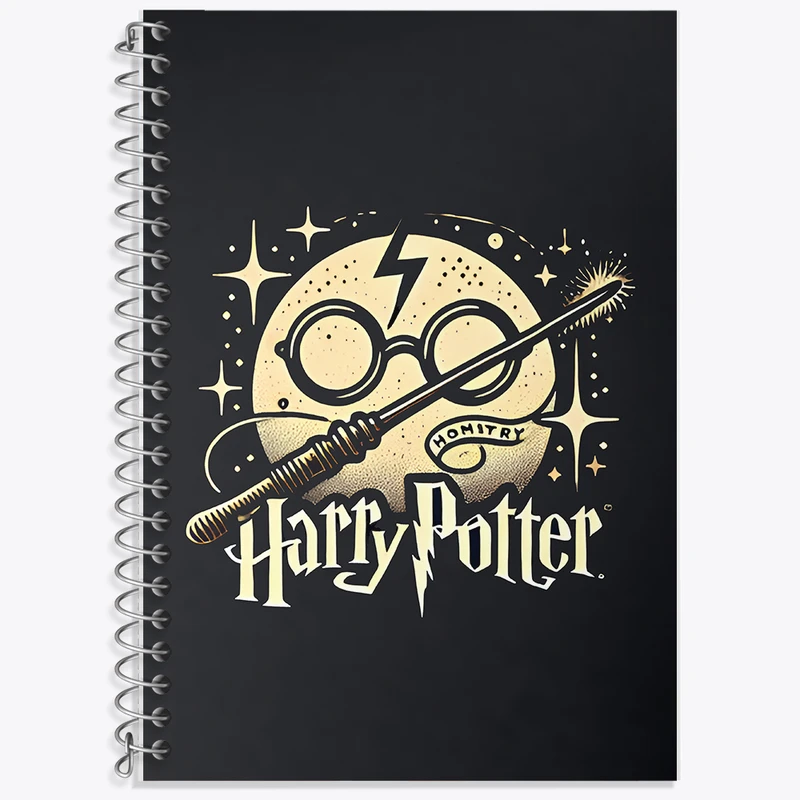 دفتر نت موسیقی 50 برگ خندالو طرح هری پاتر (Harry Potter) کد F12693