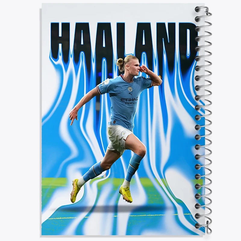 دفتر طراحی 50 برگ خندالو طرح ارلینگ هالند (Erling Haaland) کد F14275