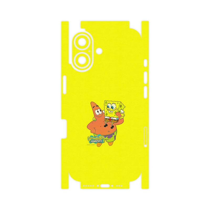 برچسب پوششی ماهوت مدل SpongeBob SquarePants-FullSkin مناسب برای گوشی موبایل اپل iPhone 17