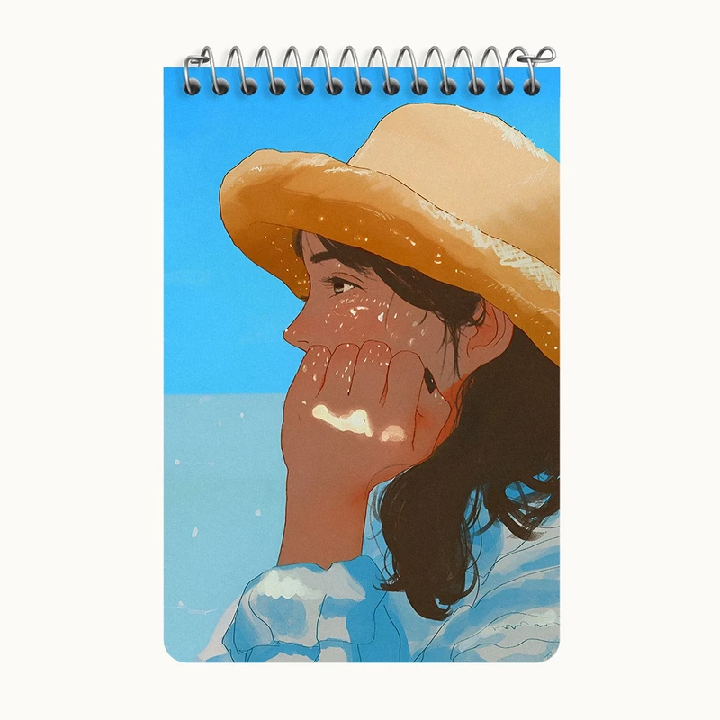 دفتر یادداشت 50 برگ خندالو طرح دخترانه کد F10831