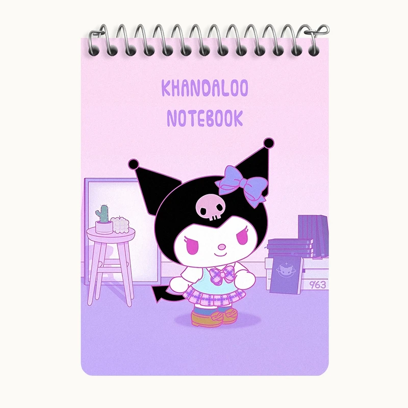 دفتر یادداشت 50 برگ خندالو طرح کرومی (Kuromi) کد N8995