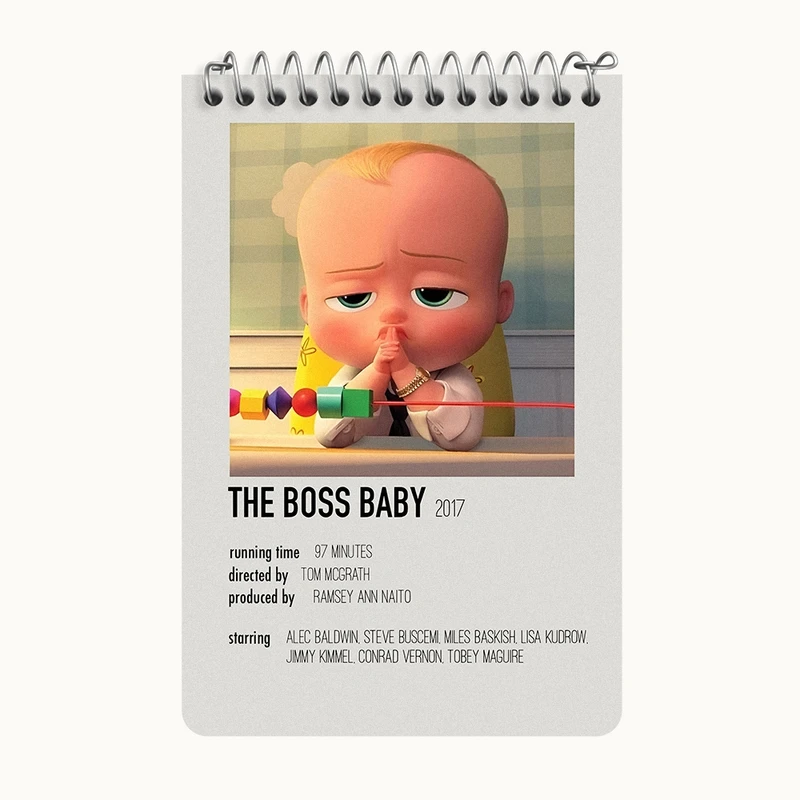 دفتر یادداشت 50 برگ خندالو طرح بچه رئیس (The Boss Baby) کد F13106