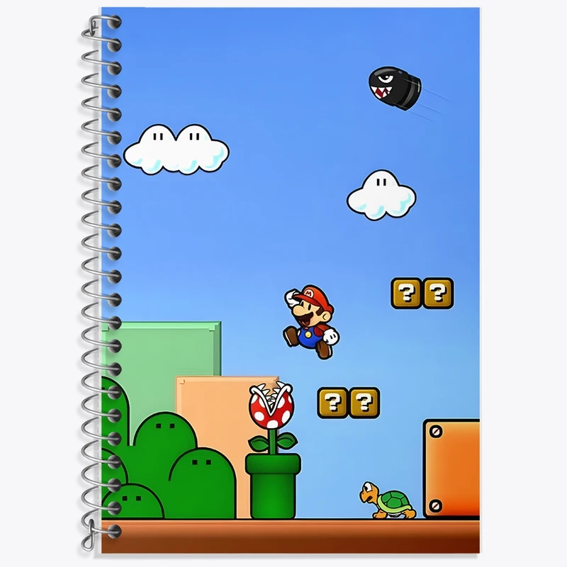 دفتر لغت 50 برگ خندالو طرح سوپر ماریو کد F11816