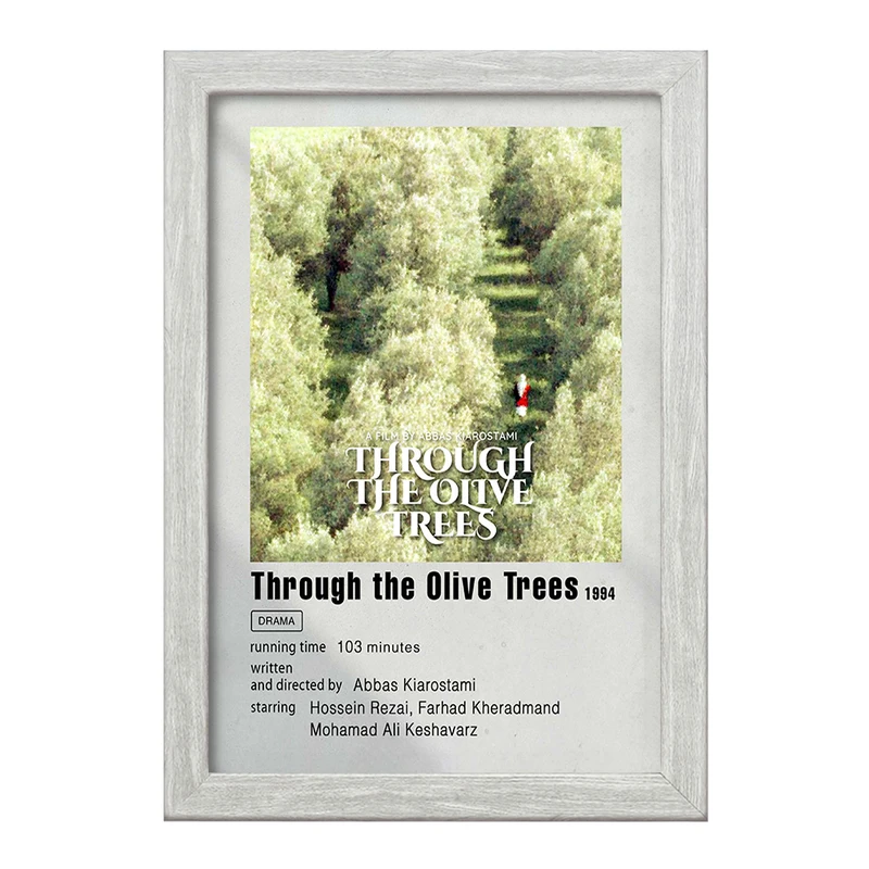 تابلو خندالو طرح زیر درختان زیتون (Through the Olive Trees) کد F11922