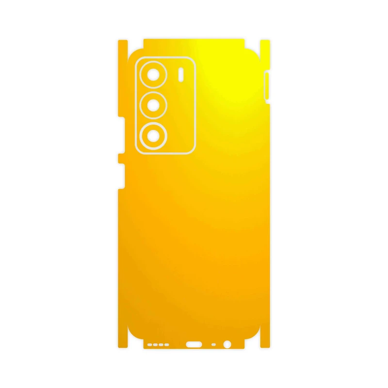 برچسب پوششی ماهوت مدل Matte-Deep-Mustard-FullSkin مناسب برای گوشی موبایل ریلمی C71