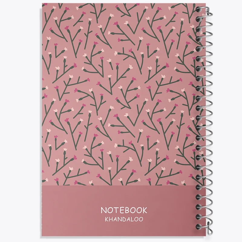 دفتر طراحی 50 برگ خندالو طرح گل گلی کد N1291