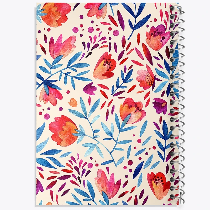 دفتر طراحی 50 برگ خندالو طرح گل گلی  کد 2242