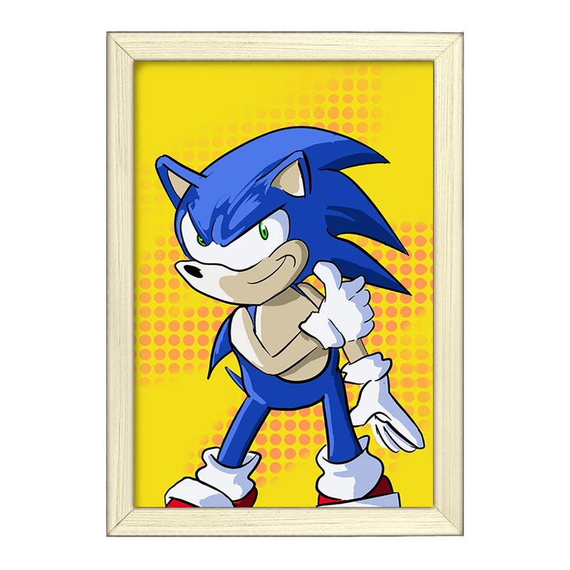 تابلو خندالو طرح سونیک (Sonic) کد F936
