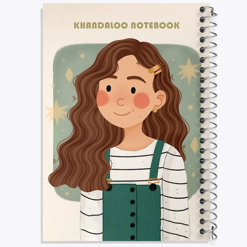 دفتر لیست خرید 50 برگ خندالو طرح دخترانه کد N6275