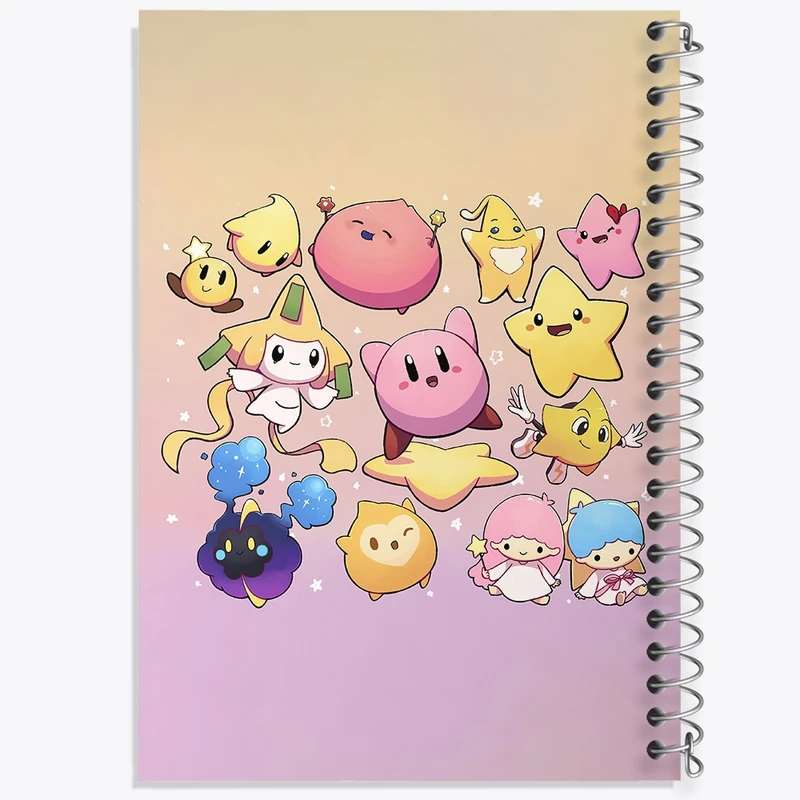 دفتر طراحی 50 برگ خندالو طرح بازی پوکمون (pokemon) کد 32716