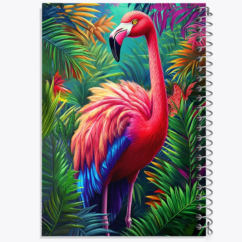 دفتر مشق 50 برگ خندالو طرح فلامینگو کد F12096