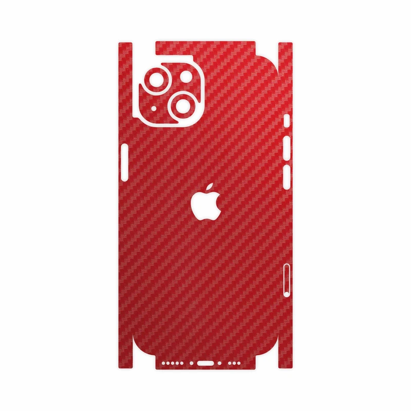 برچسب پوششی ماهوت مدل Red-Fiber-FullSkin مناسب برای گوشی موبایل اپل iPhone 14