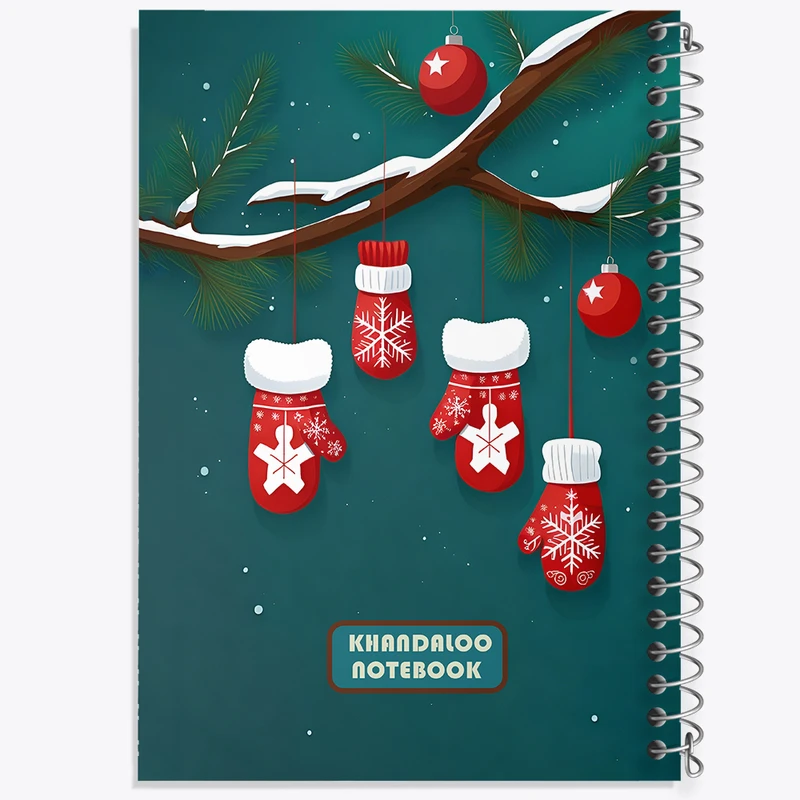 دفتر مشق 50 برگ خندالو طرح کریسمس (Christmas) کد N6124