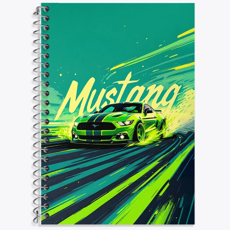 دفتر لغت 50 برگ خندالو طرح فورد (Ford Mustang) کد F13732